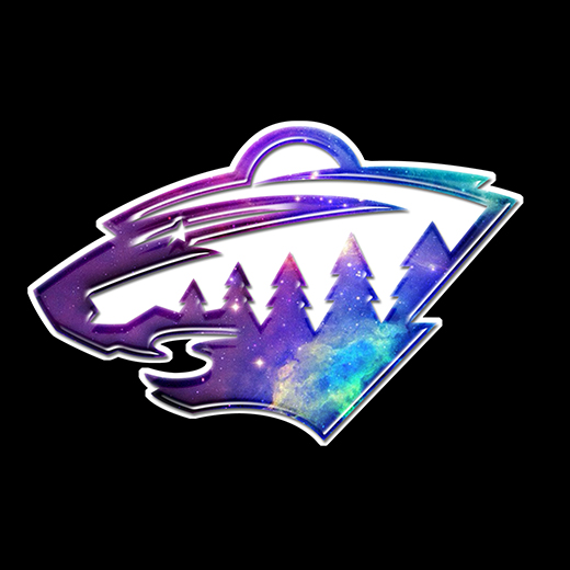 Galaxy Minnesota Wild Logo vinyl decal